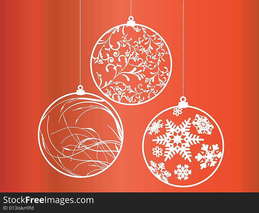 Christmas Background fully editable illustration