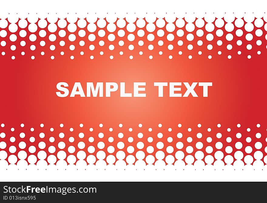 Abstract halftone background with room to add your own text