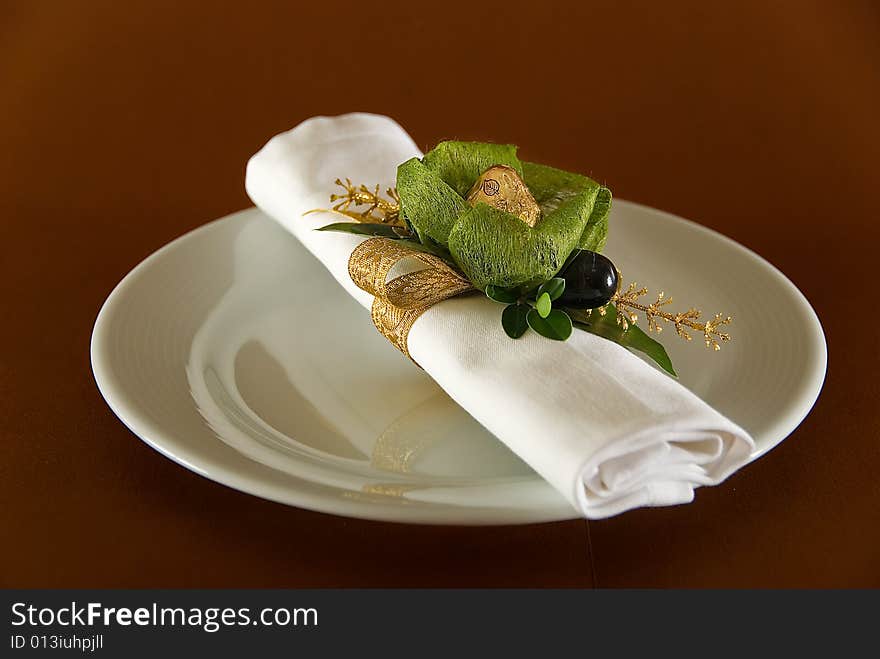 Napkin With Sweet