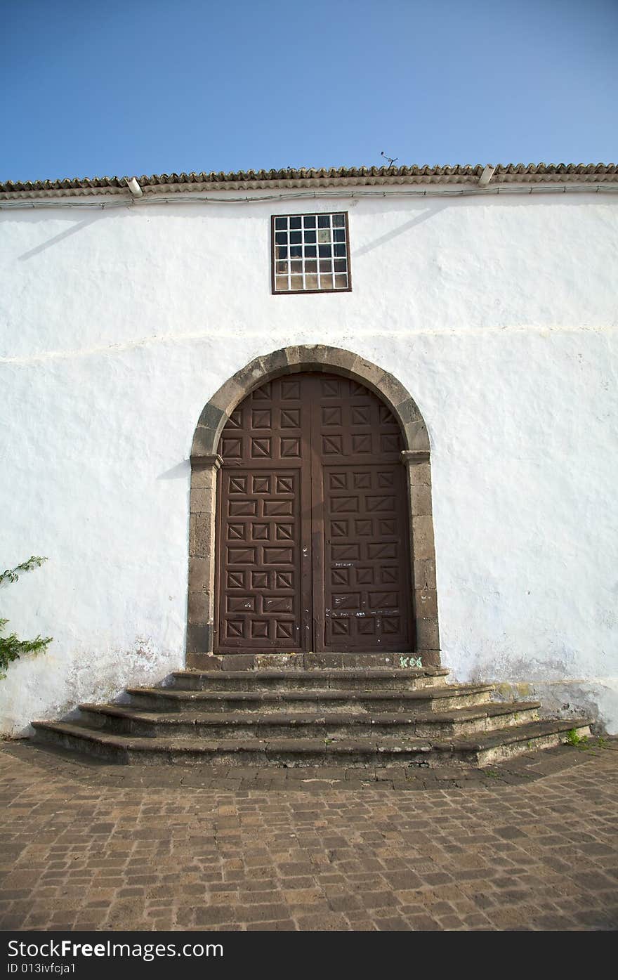 Typical ancient door of canary islands in spain. Typical ancient door of canary islands in spain