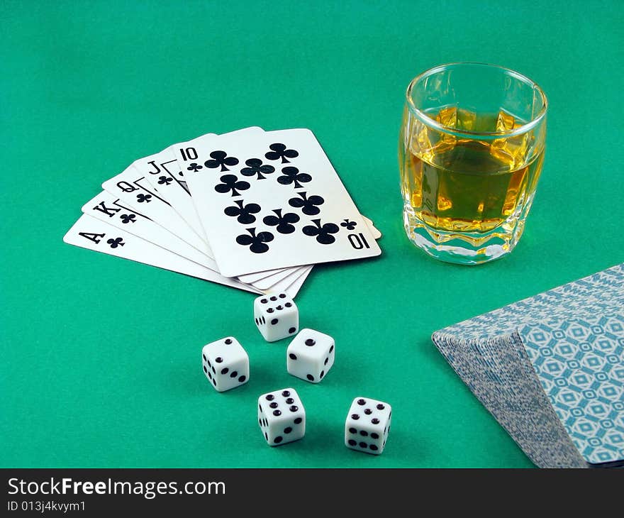 Ace card poker gambling