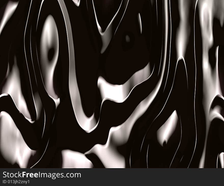 Reflective Black Surface Background