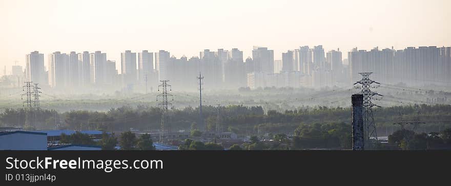 Fog and  Buildings