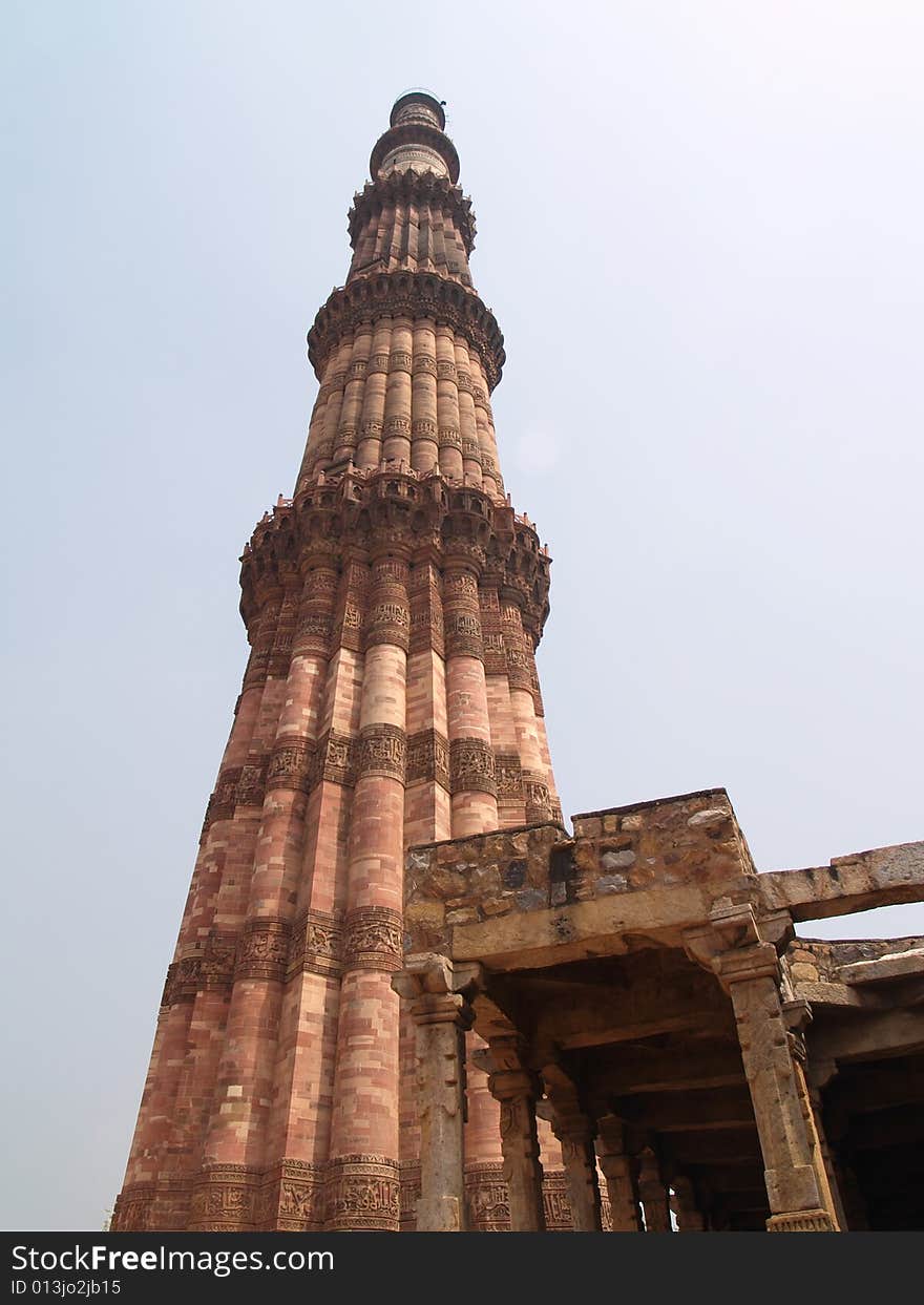 India, Delhi: Qutab minar