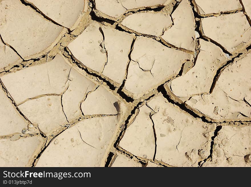 Texture of dry terrain with cracks - Death Valley. Texture of dry terrain with cracks - Death Valley