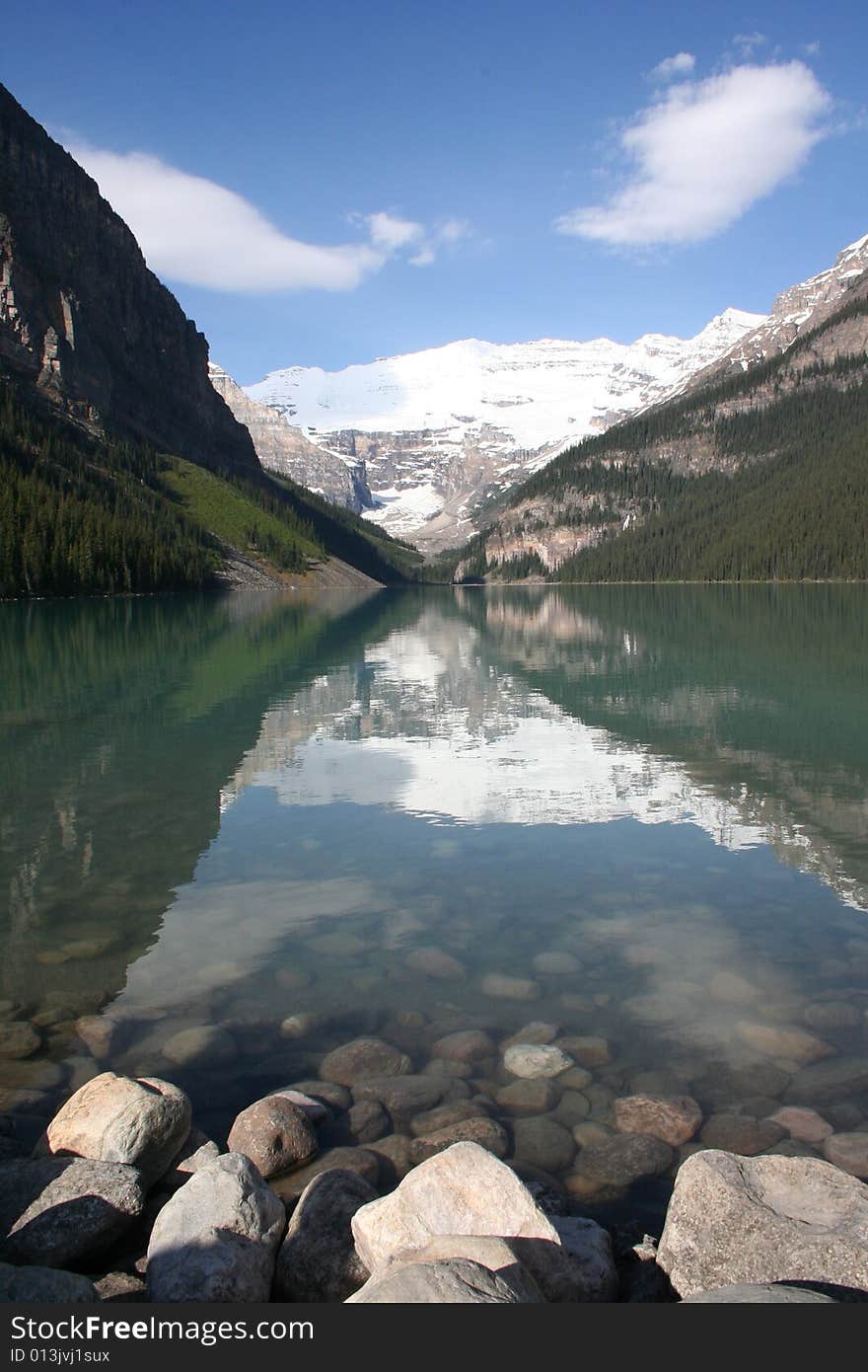 Lake Louise, Canada early in the morning.