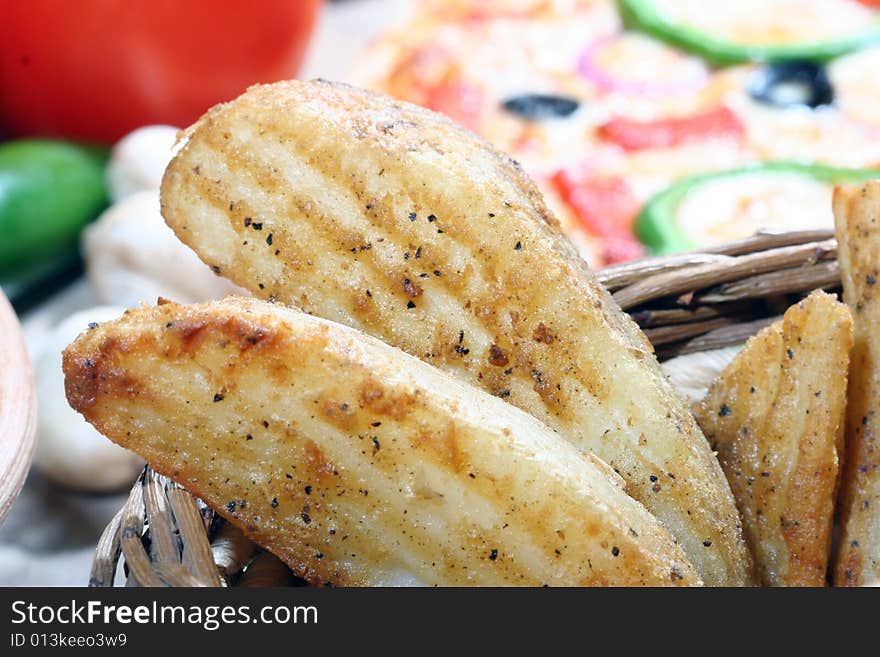 Potato wedges