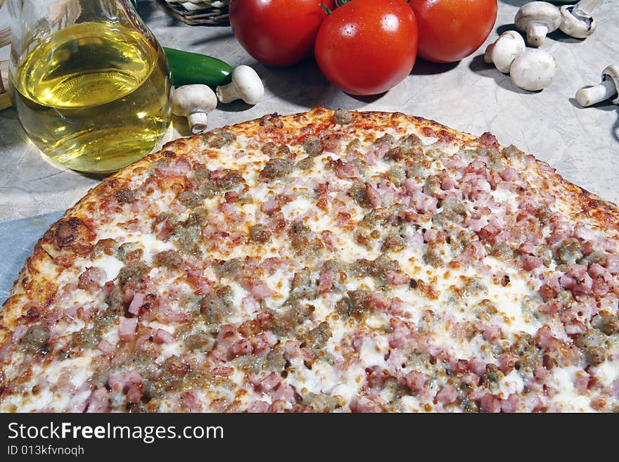 Meat  Pizza