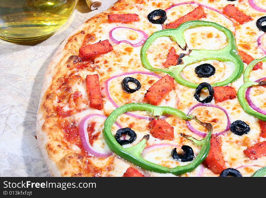 Vegetarian pizza