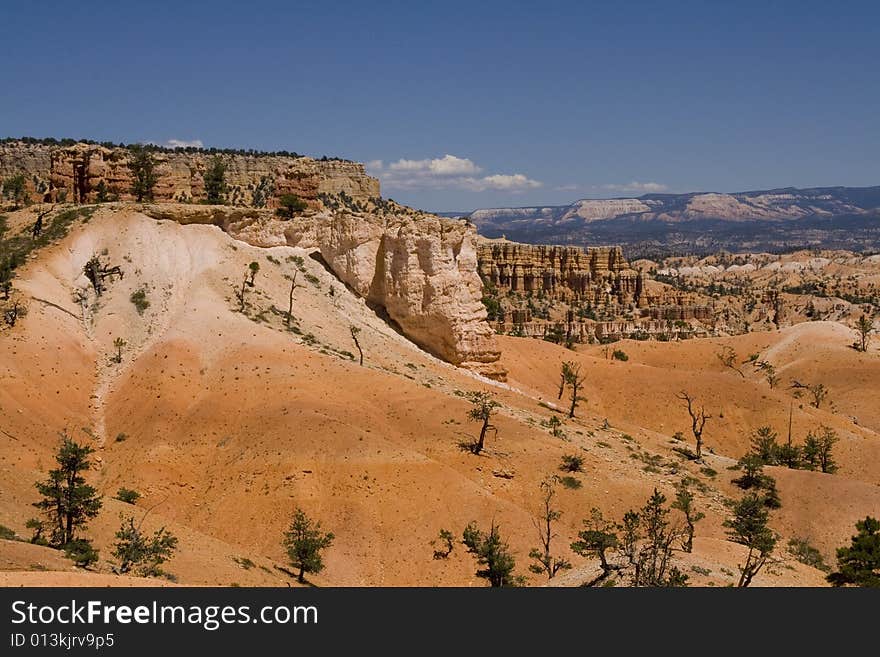 A view of Utah peninsula at Bryce Canyon