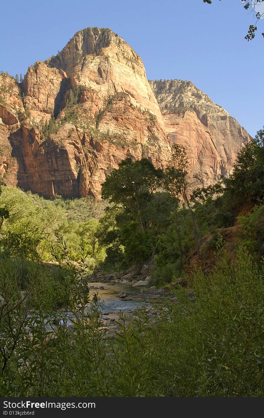 View of Utah from Kolob canyon. View of Utah from Kolob canyon