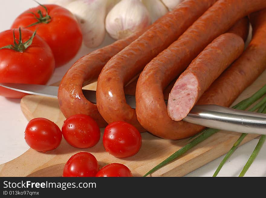 Delicious Sausage And Tomatoes