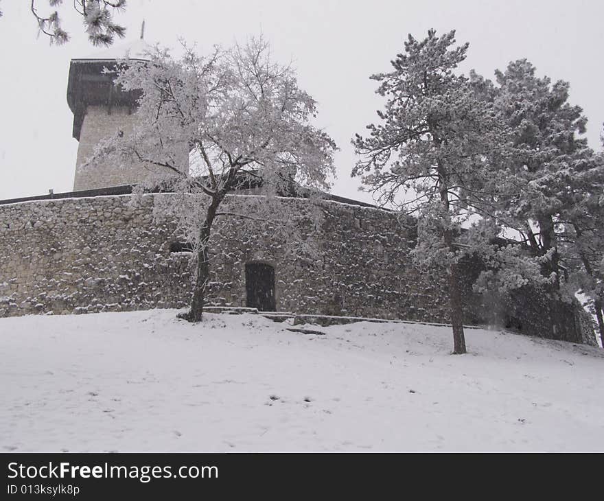 Velika Kladusa - Bosnia and Hercegovina: reconstructed castle Stari Grad (or Kladuski grad) with Turskih architectural influences
Winter - heavy snow fall

*RAW format available. Velika Kladusa - Bosnia and Hercegovina: reconstructed castle Stari Grad (or Kladuski grad) with Turskih architectural influences
Winter - heavy snow fall

*RAW format available