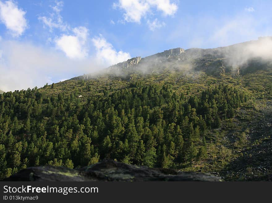 Altai Mountain in summer