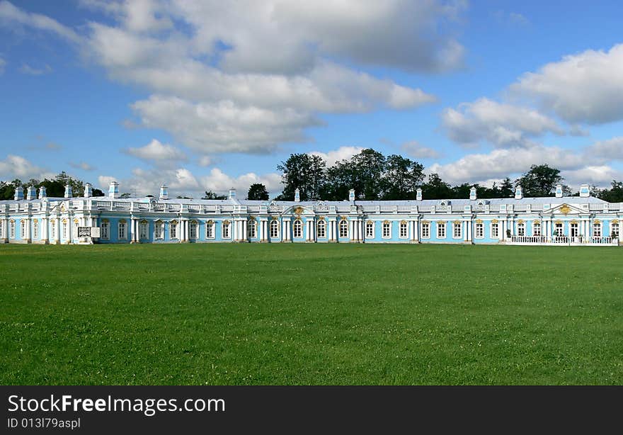 Lawn before the palace