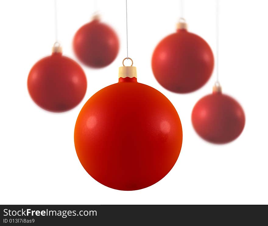 Red christmas decoration