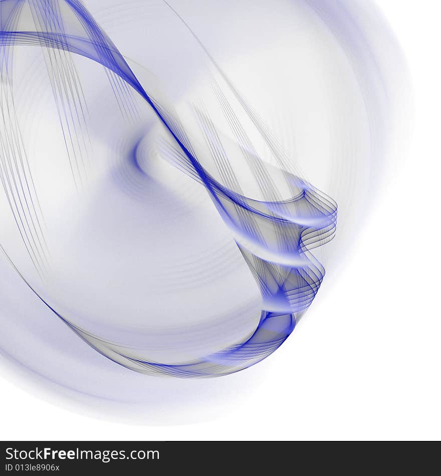 Blue elegant graceful abstraction for design. Blue elegant graceful abstraction for design