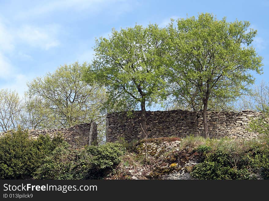 Ruins In Cremieu