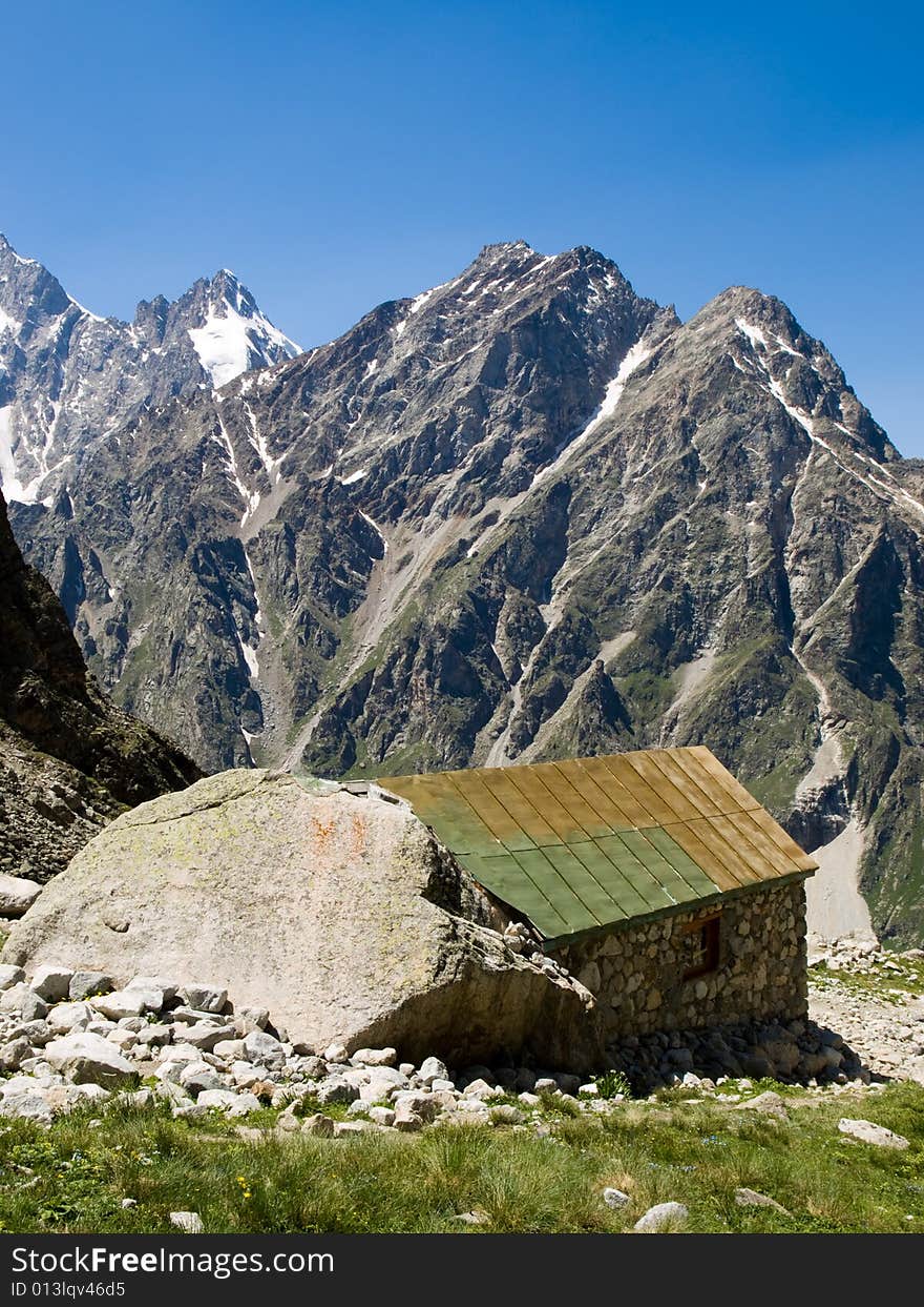 Mountains. Caucasus. Kabardino-Balkariya. Bezengi.