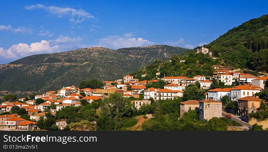 Greek mountain village