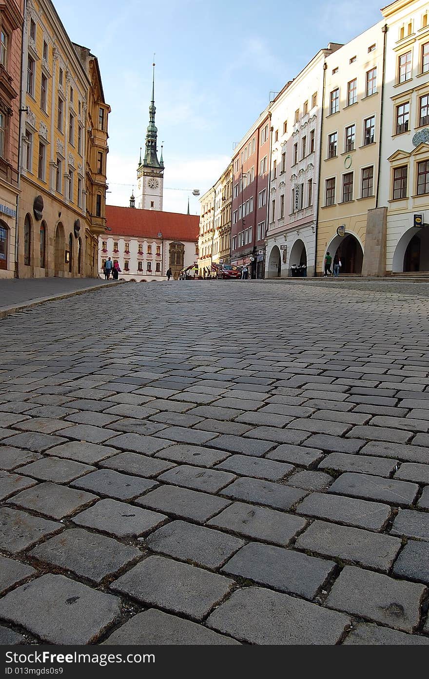 Cobblestones in Olomouc