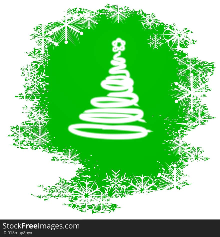 Beautiful Christmas background. Vector illustration.