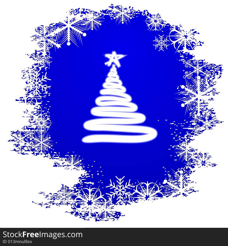 Beautiful Christmas background. Vector illustration.