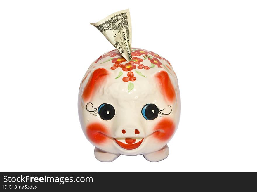 Painted Piggy Bank