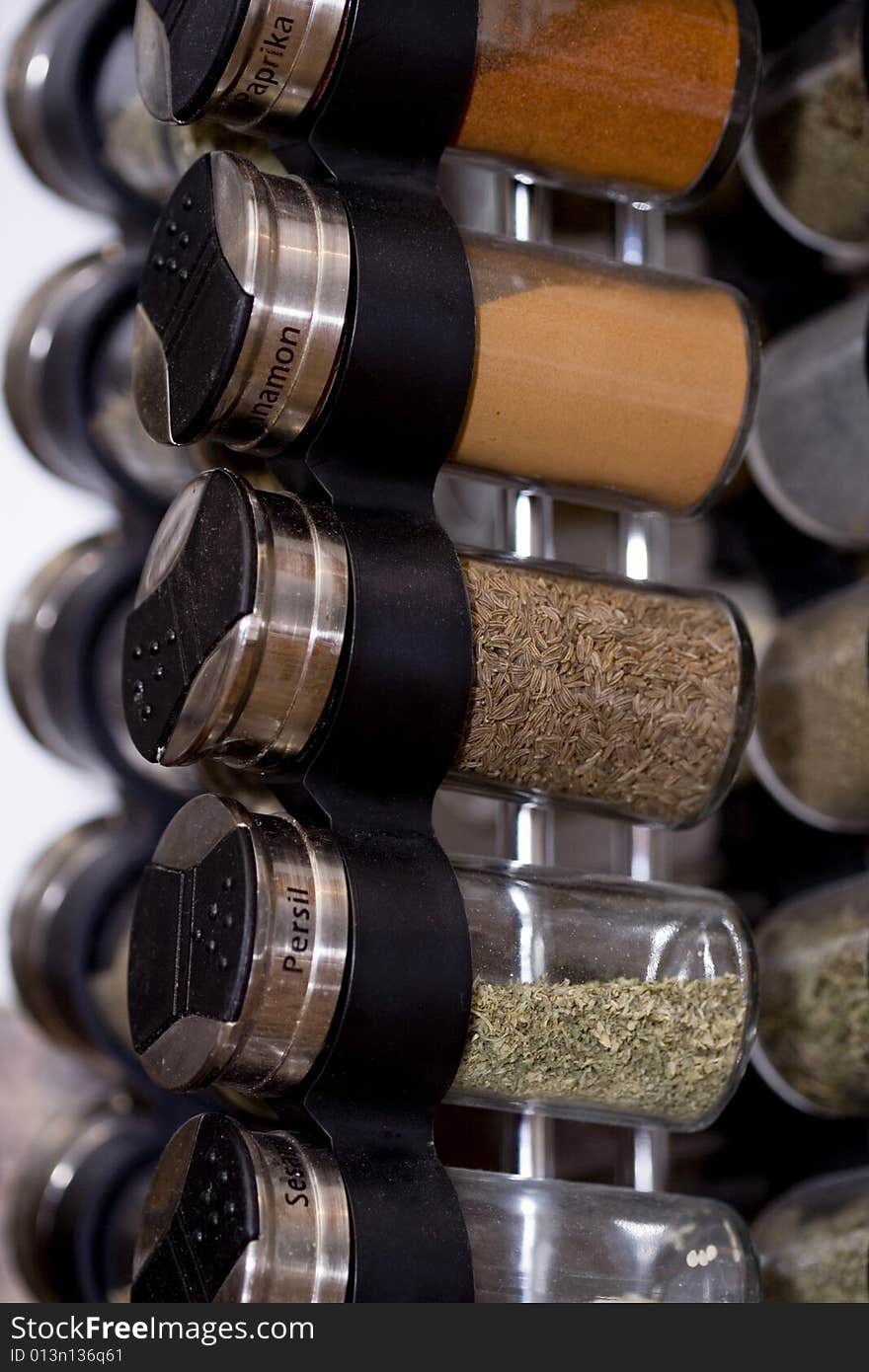 Photo of the different spices