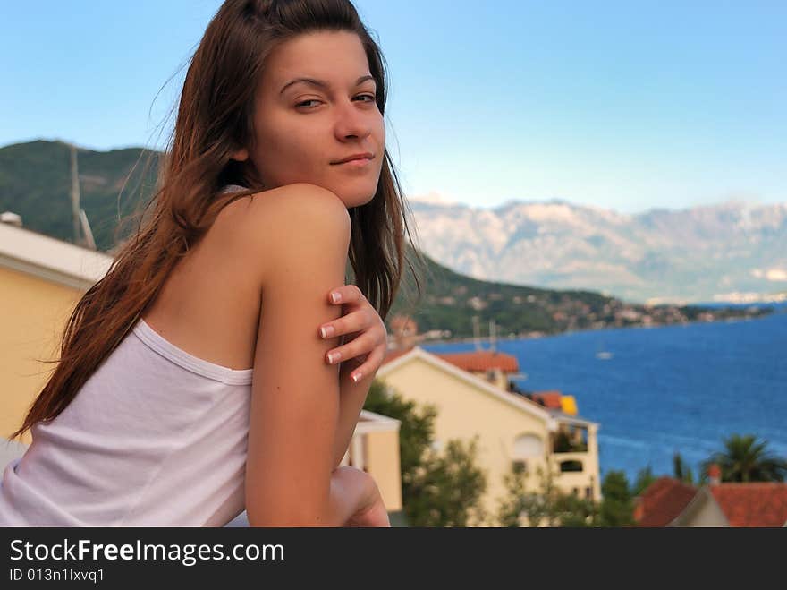 Young woman on a vacation