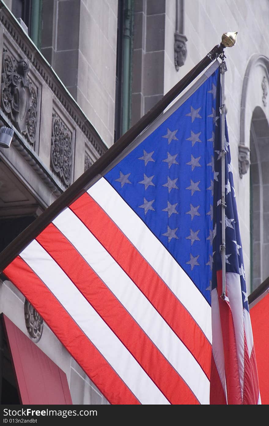 Photo of the US flag