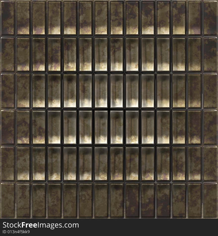 Seamless texture of grungy metallic panel or tread plate