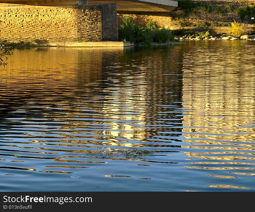 Reflex in the river