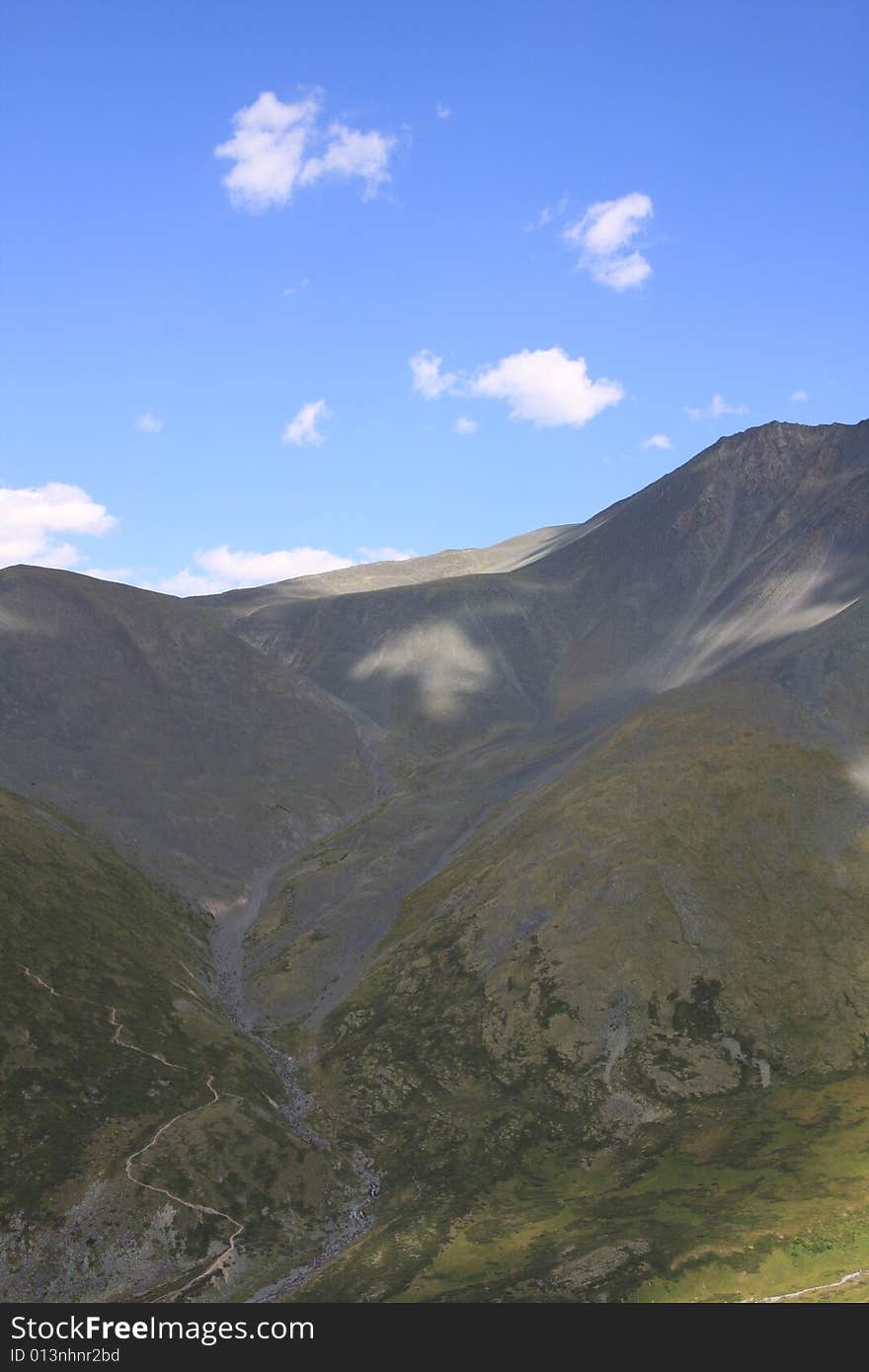 Altai Mountain in summer