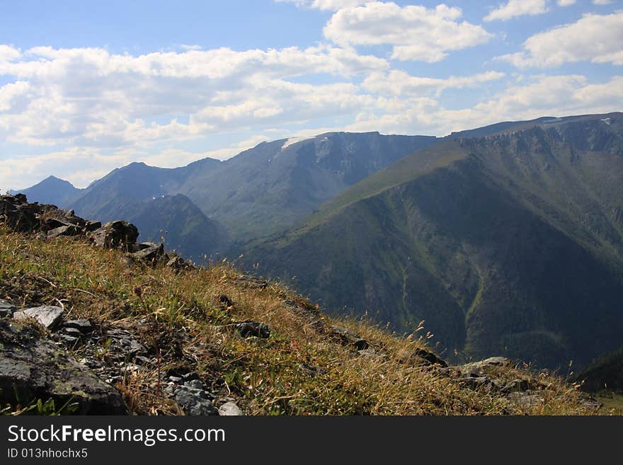 Altai Mountain in summer