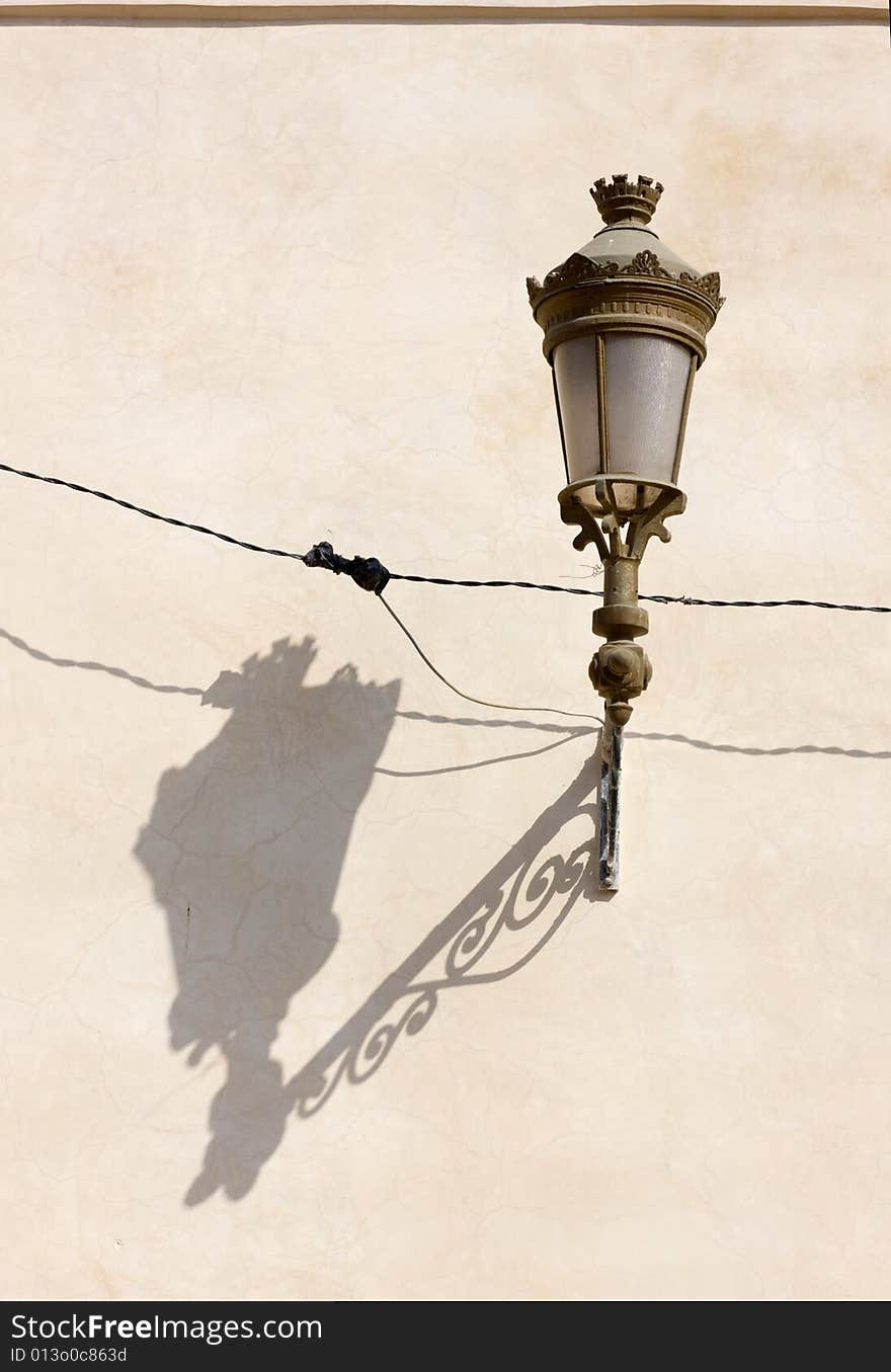 Moroccan Lamp And Shadow