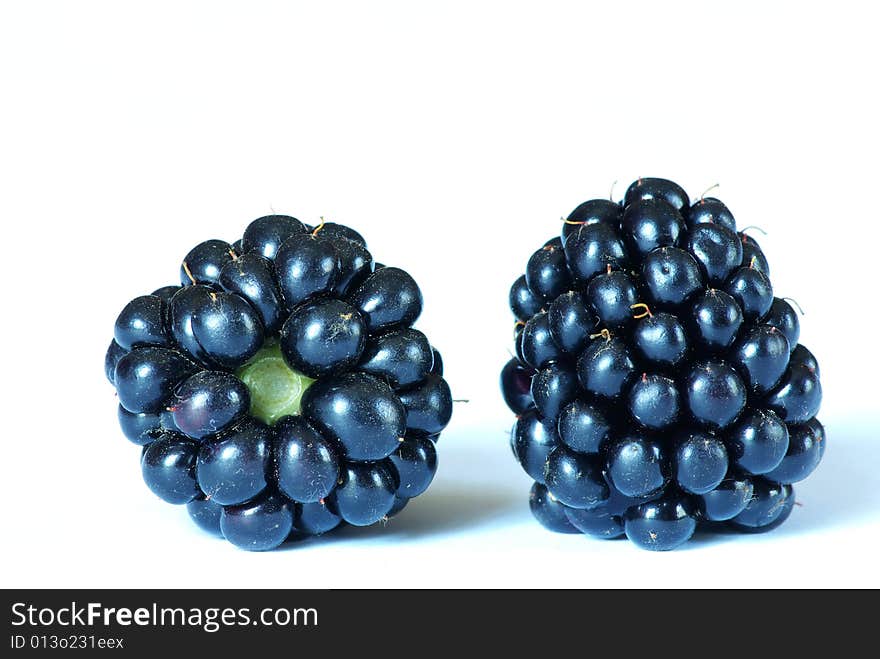 Two of blackberries