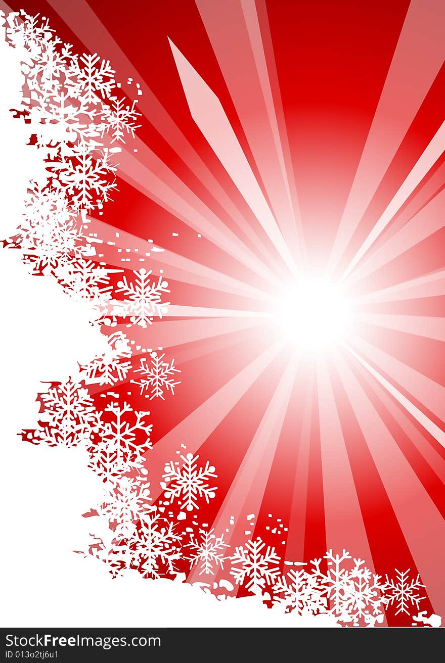 Sunny Chrisrmas Background.