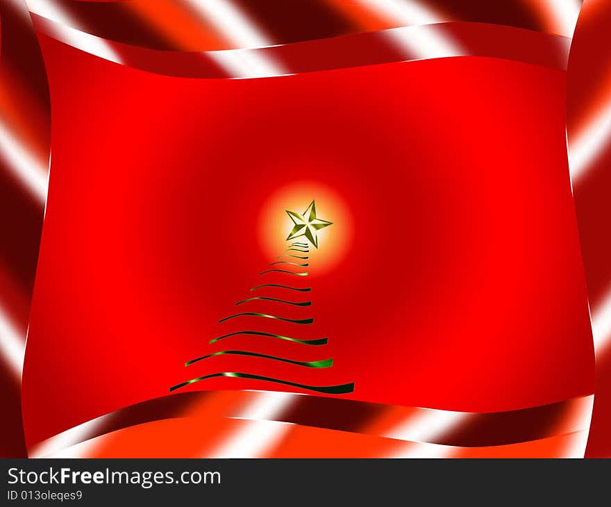 A red background for christmas