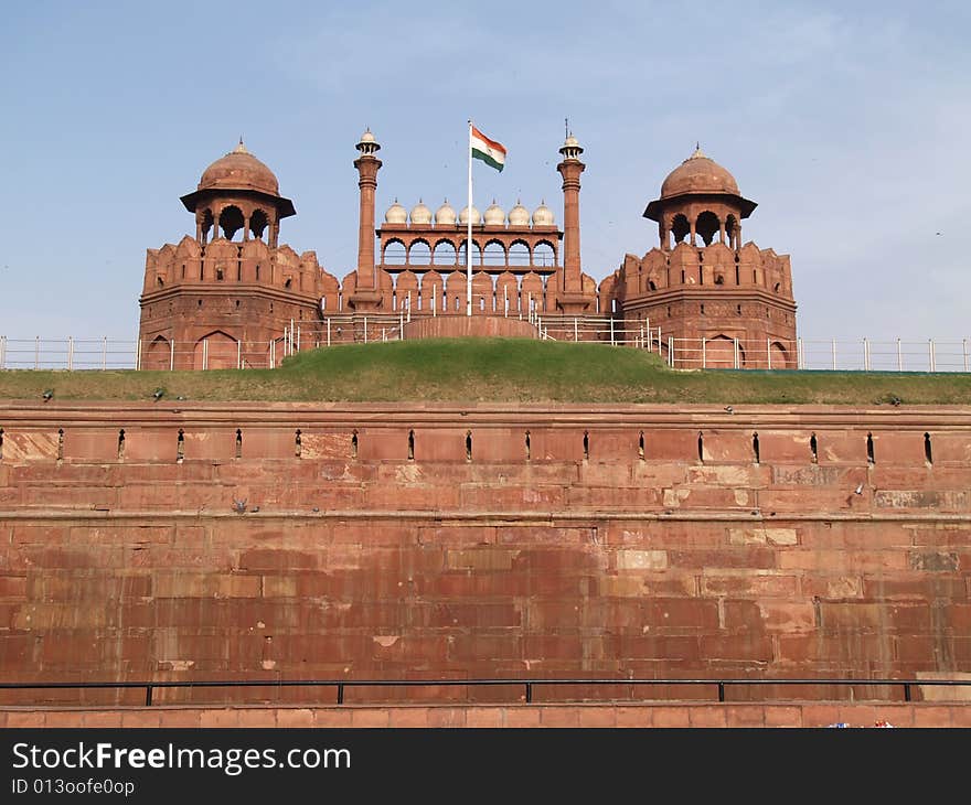 Red Fort in Delhi in India