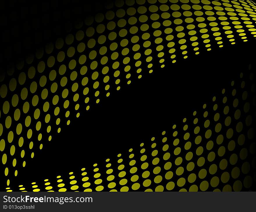 Yellow dots background-vector illustration