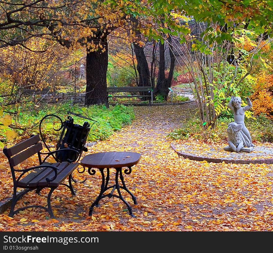 Autumn in park