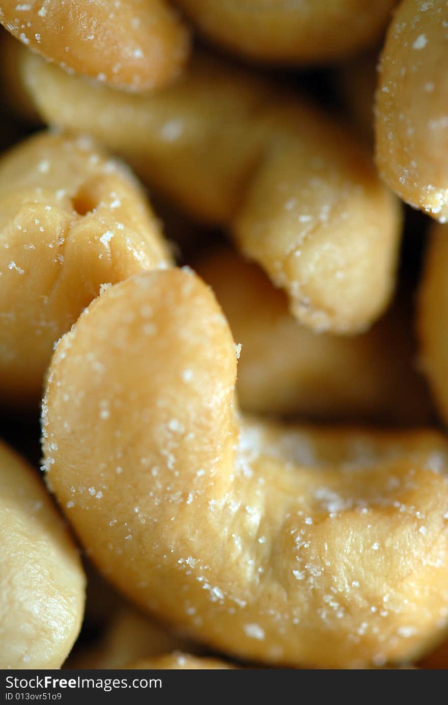 Close Up of Cashews / Nuts