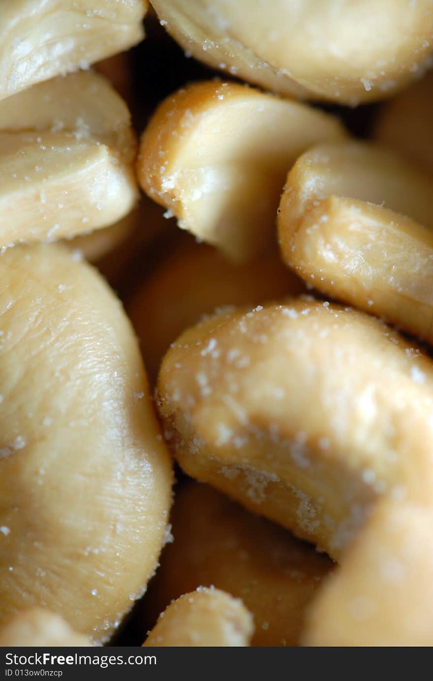 Close Up of Cashews / Nuts