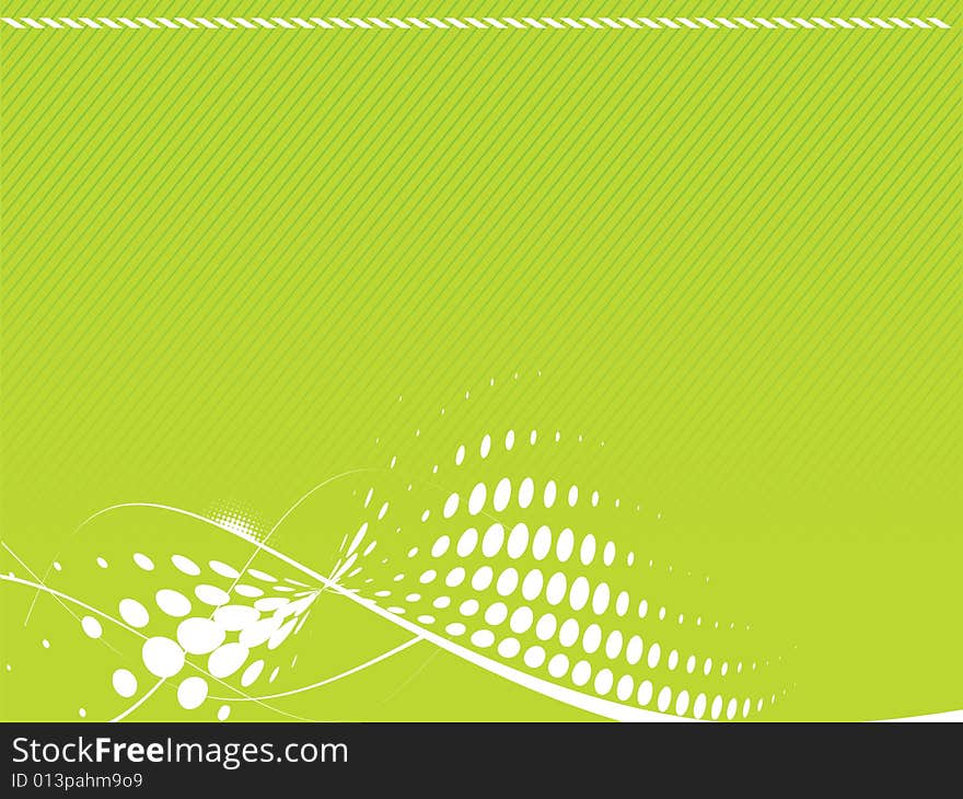 Abstract halftone background