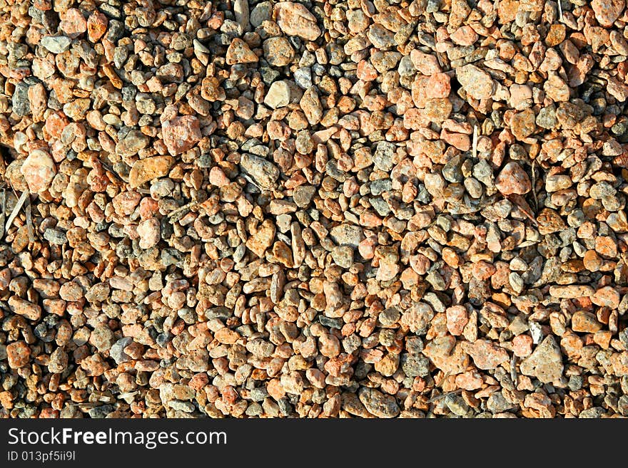 Small color sea stones background