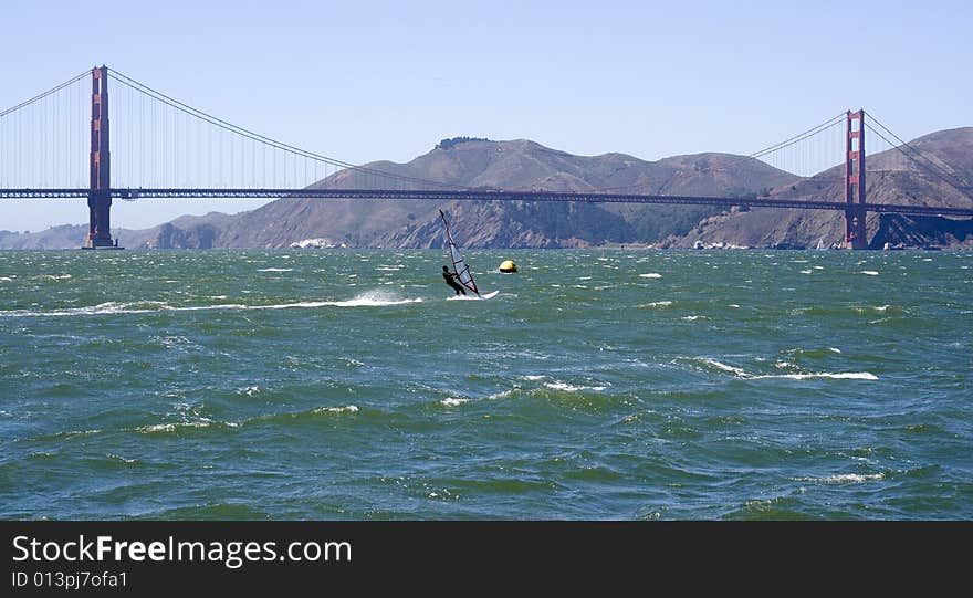 Golden Gate Bridge. view from the bay