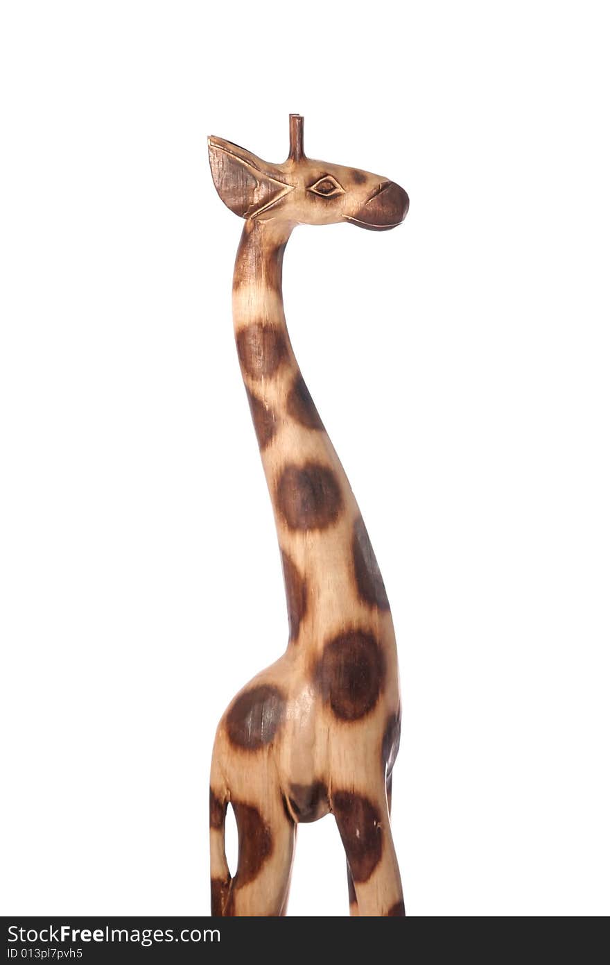 Giraffe, ethnic, souvenir, animal, wooden, sculpture, woodcarving. Giraffe, ethnic, souvenir, animal, wooden, sculpture, woodcarving