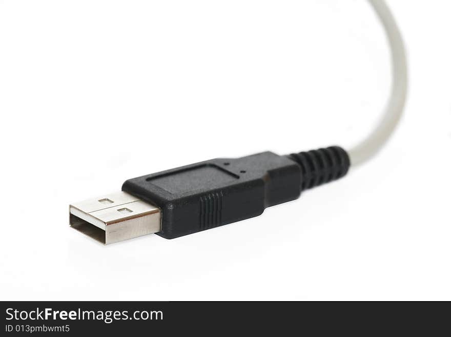 USB isolated on the white background