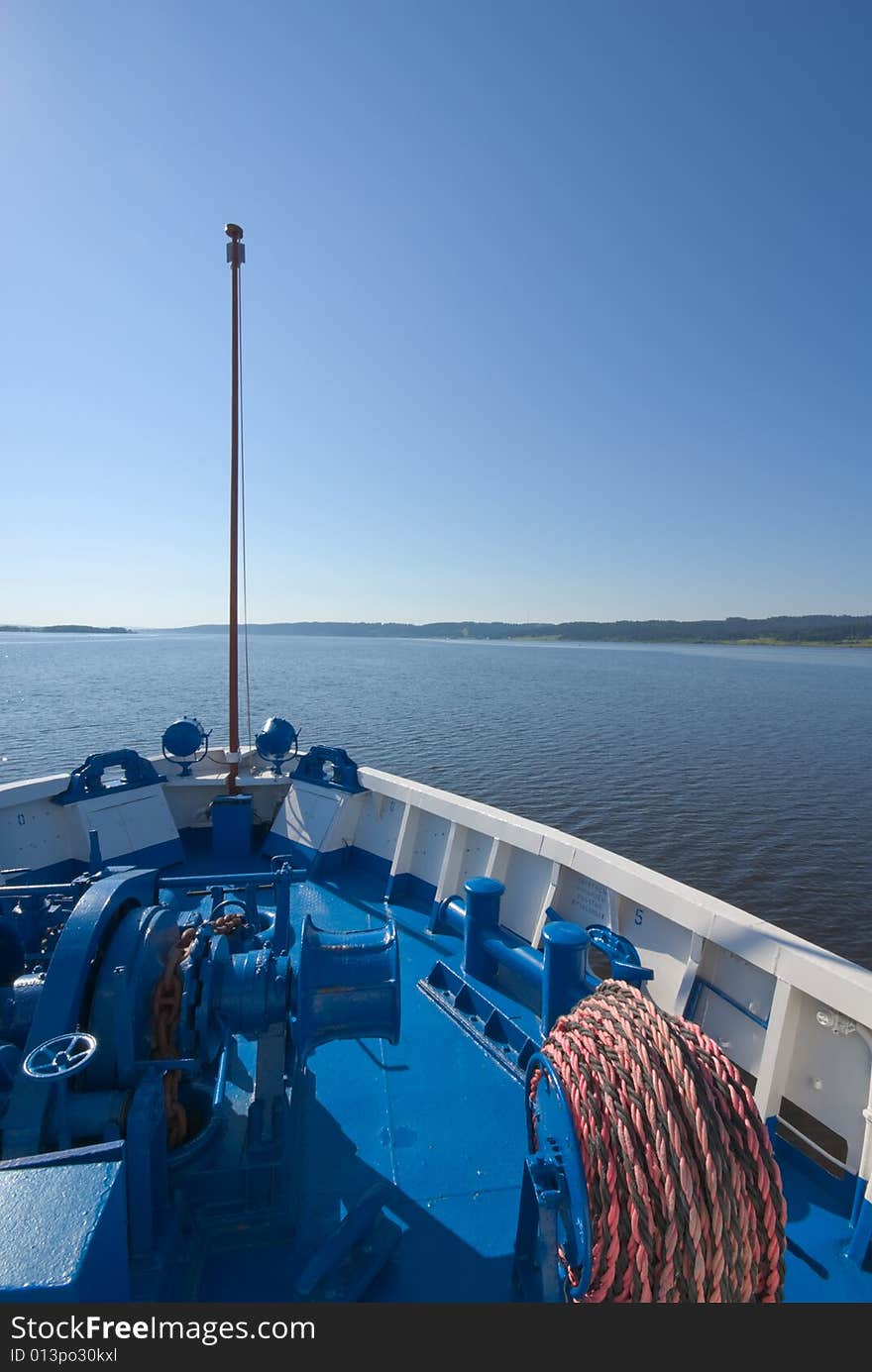 Head of the cruise ship.